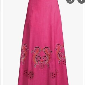 Sachin + Babi Pink Embellished Maxi Skirt Resort Wear